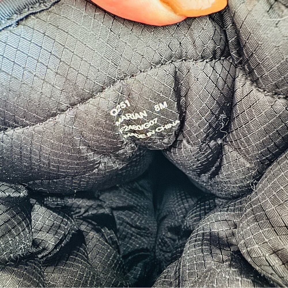 COACH Marian Logo Black Grey Quilted Lace Up Tie $325 Snow Boots Hiking Shoes 8 - Picture 5 of 9